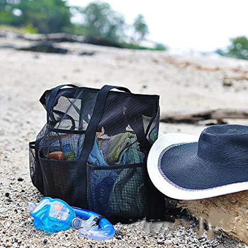 beach mesh storage bag