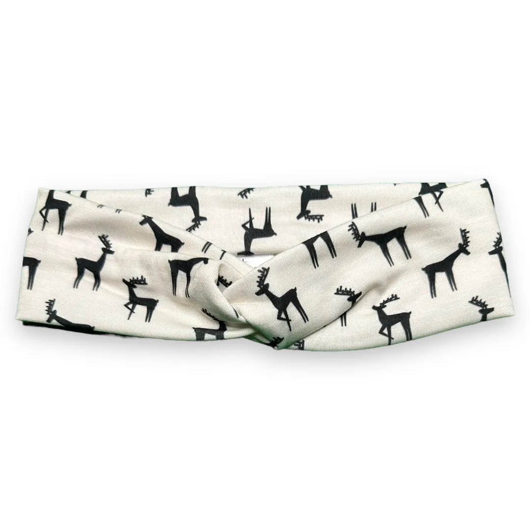 Black Deer Knotties Headband