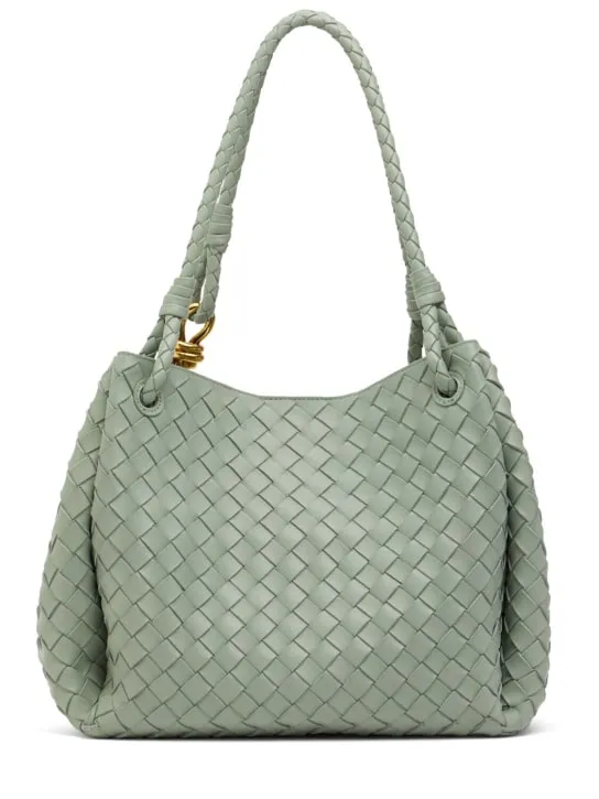 Bottega Veneta   Large Parachute leather bag 