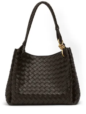 Bottega Veneta   Large Parachute leather bag 