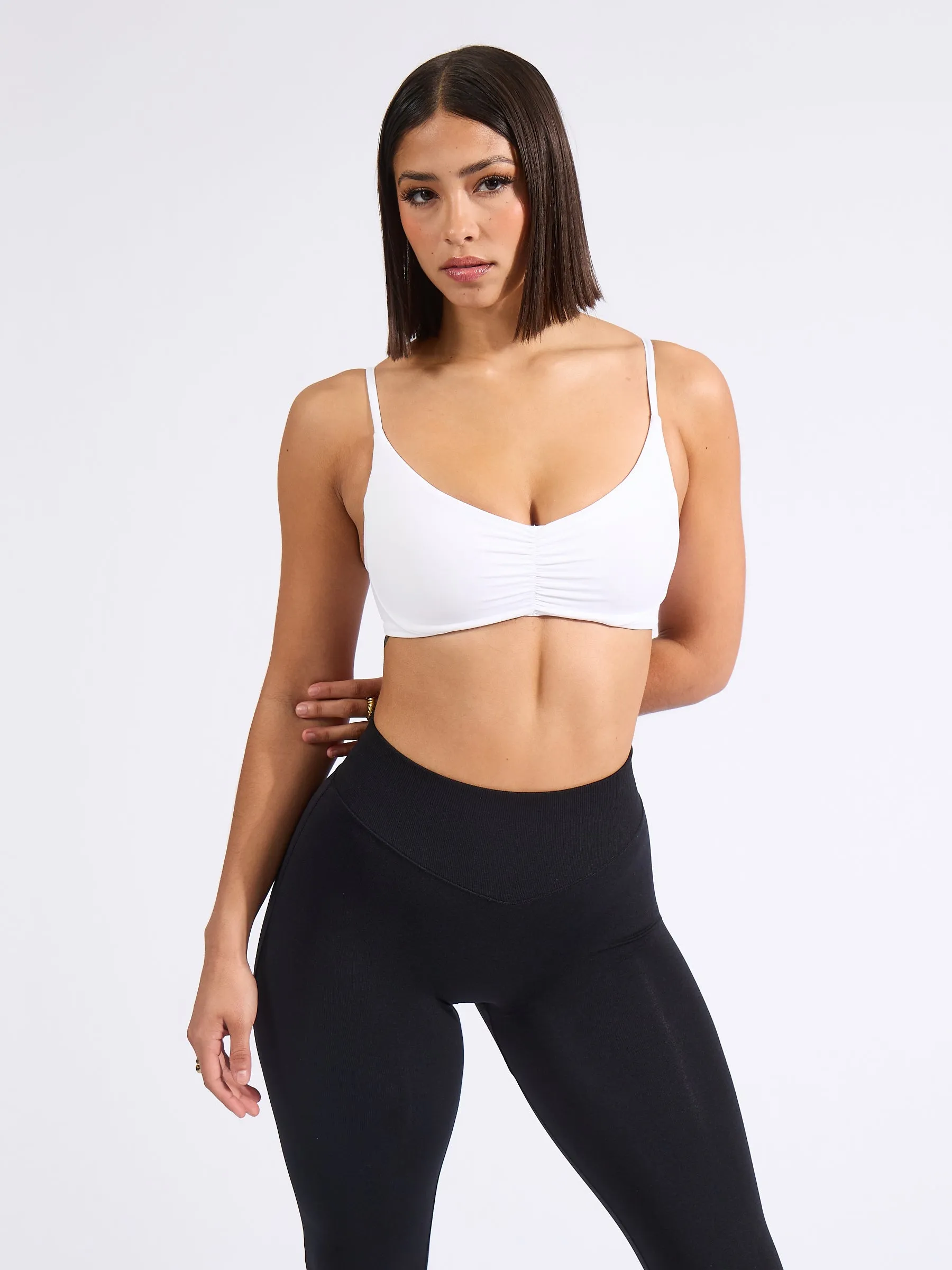 Buttercup Sports Bra - White