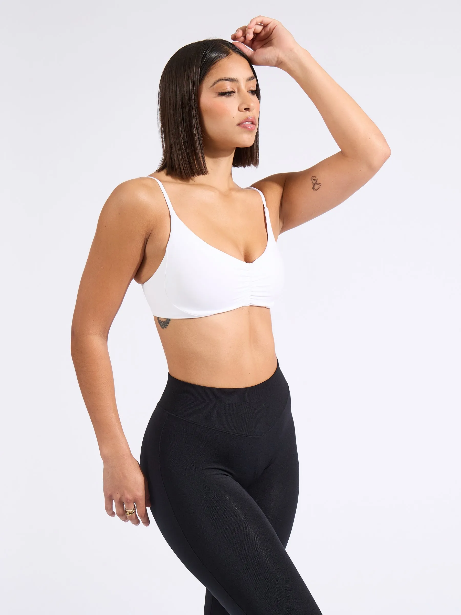 Buttercup Sports Bra - White