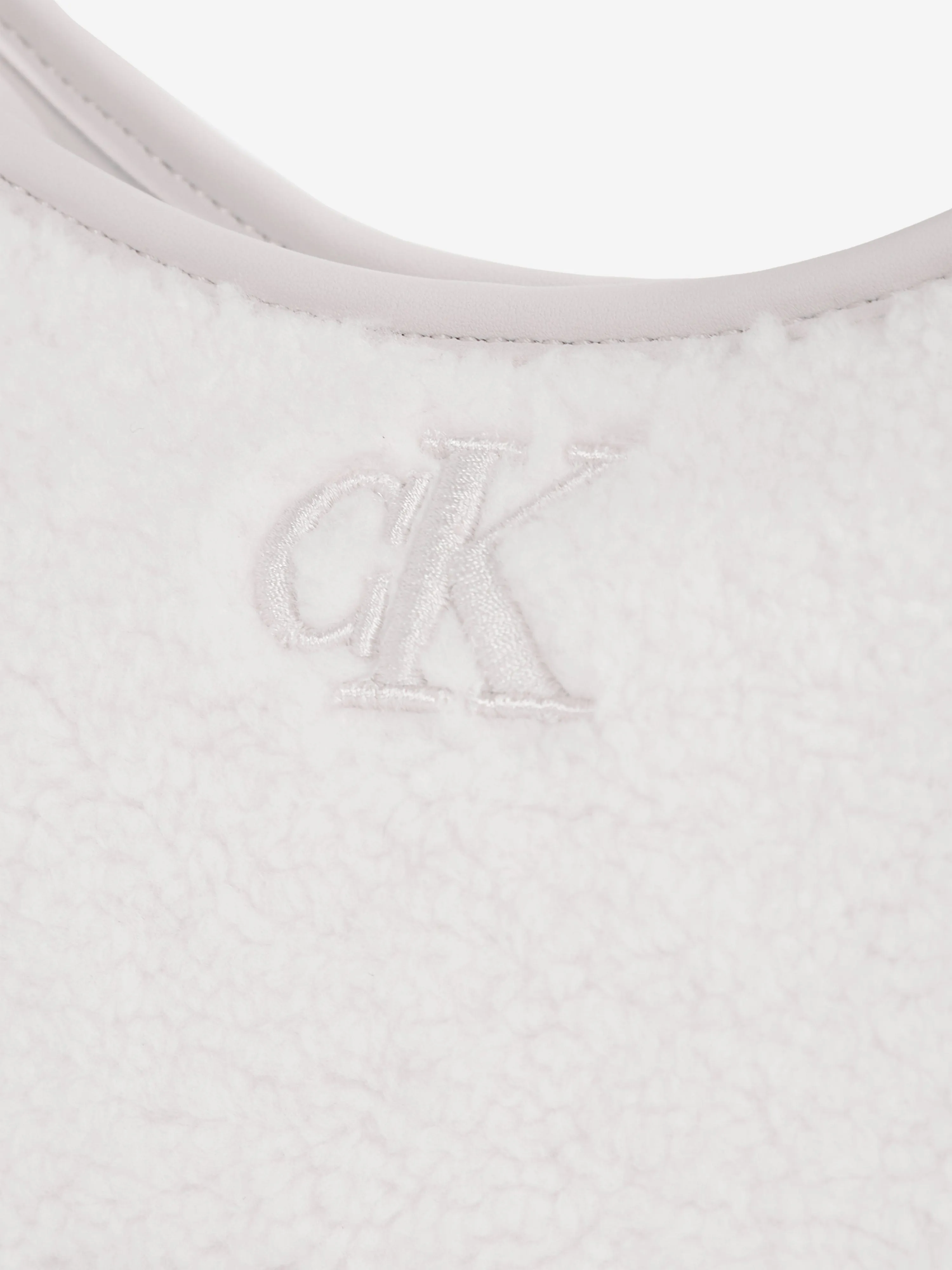 Calvin Klein Girls Teddy Shoulder Bag in Ivory (25cm)