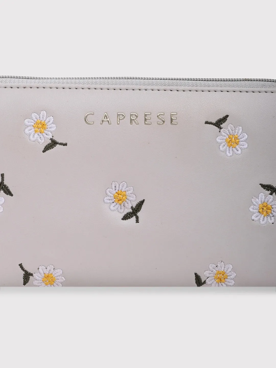 Caprese Kyle Zip Around Wallet Large Light Grey