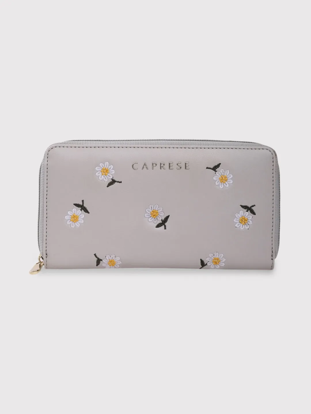 Caprese Kyle Zip Around Wallet Large Light Grey