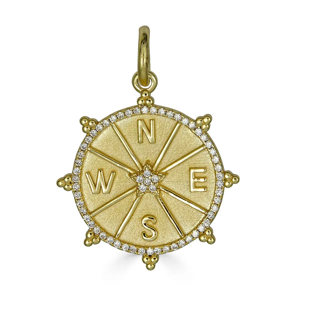 COMPASS MATTED CHARM