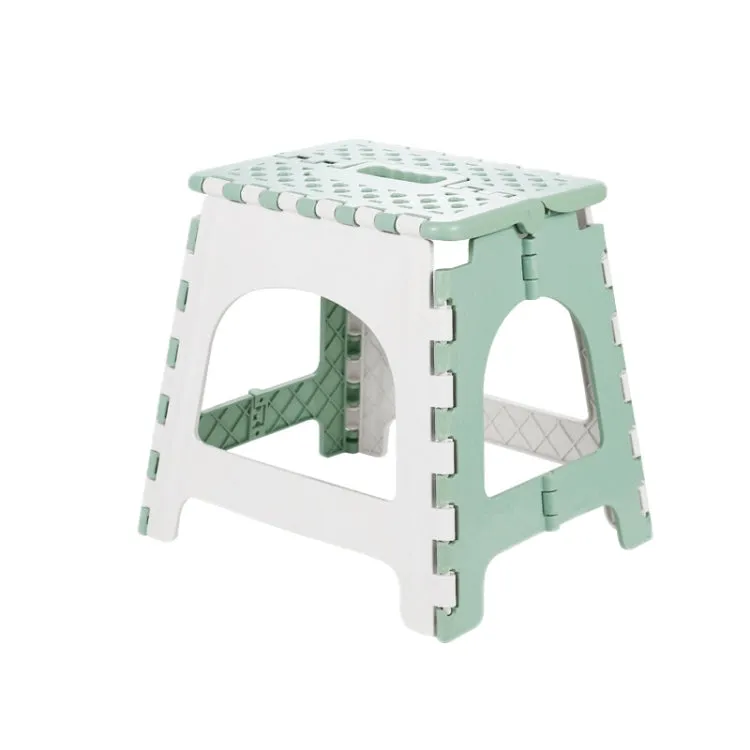 Convenient Folding Home Outdoor Thickened Portable Stool, Color: Green Medium