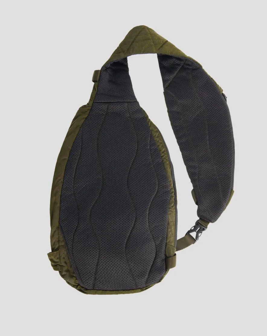 C.P. Company Nylon B Crossbody Rucksack / Ivy Green