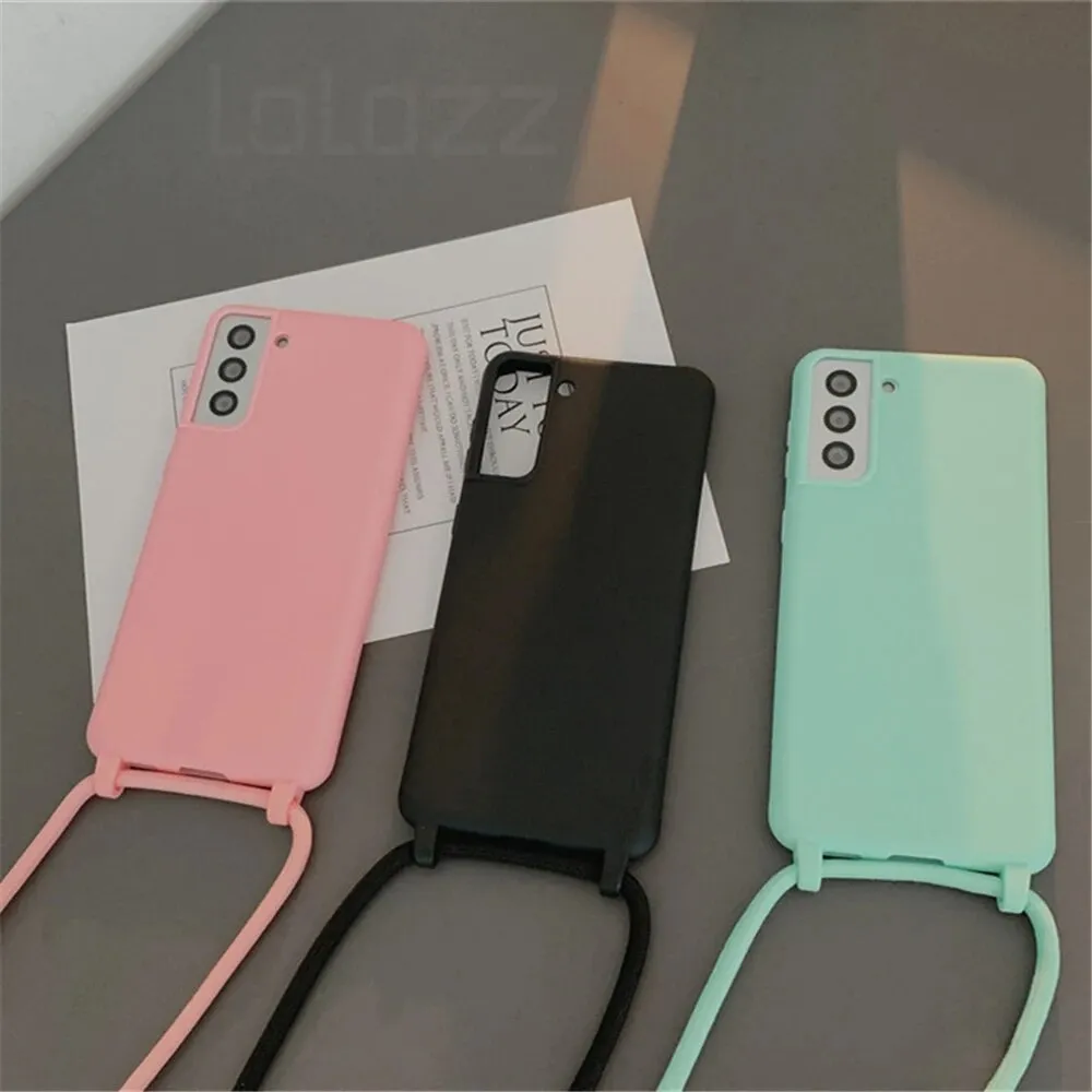 Crossbody Lanyard Strap Phone Case For Samsung