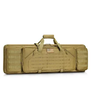 CVLIFE 42" Soft Rifle Case Tactical Double Long Gun Bag