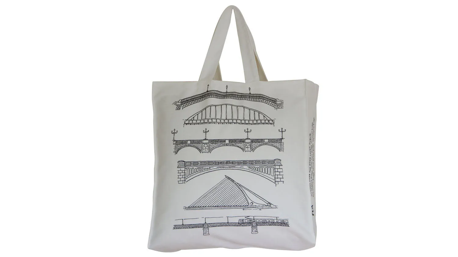 Dublin Bridges Tote Bag