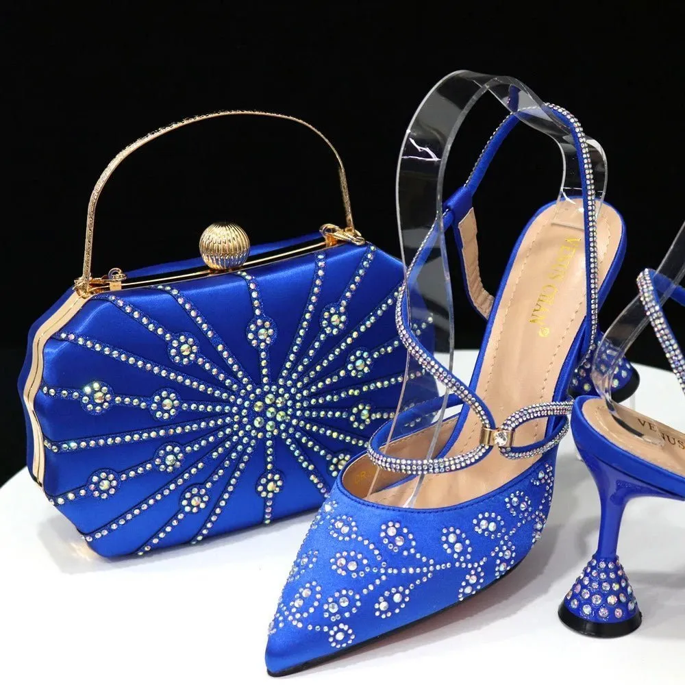 Elegant Affairs: Ladies' High Heels & Bag Set for Weddings