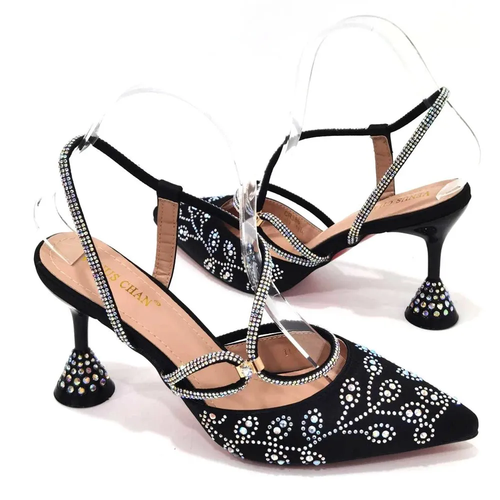 Elegant Affairs: Ladies' High Heels & Bag Set for Weddings