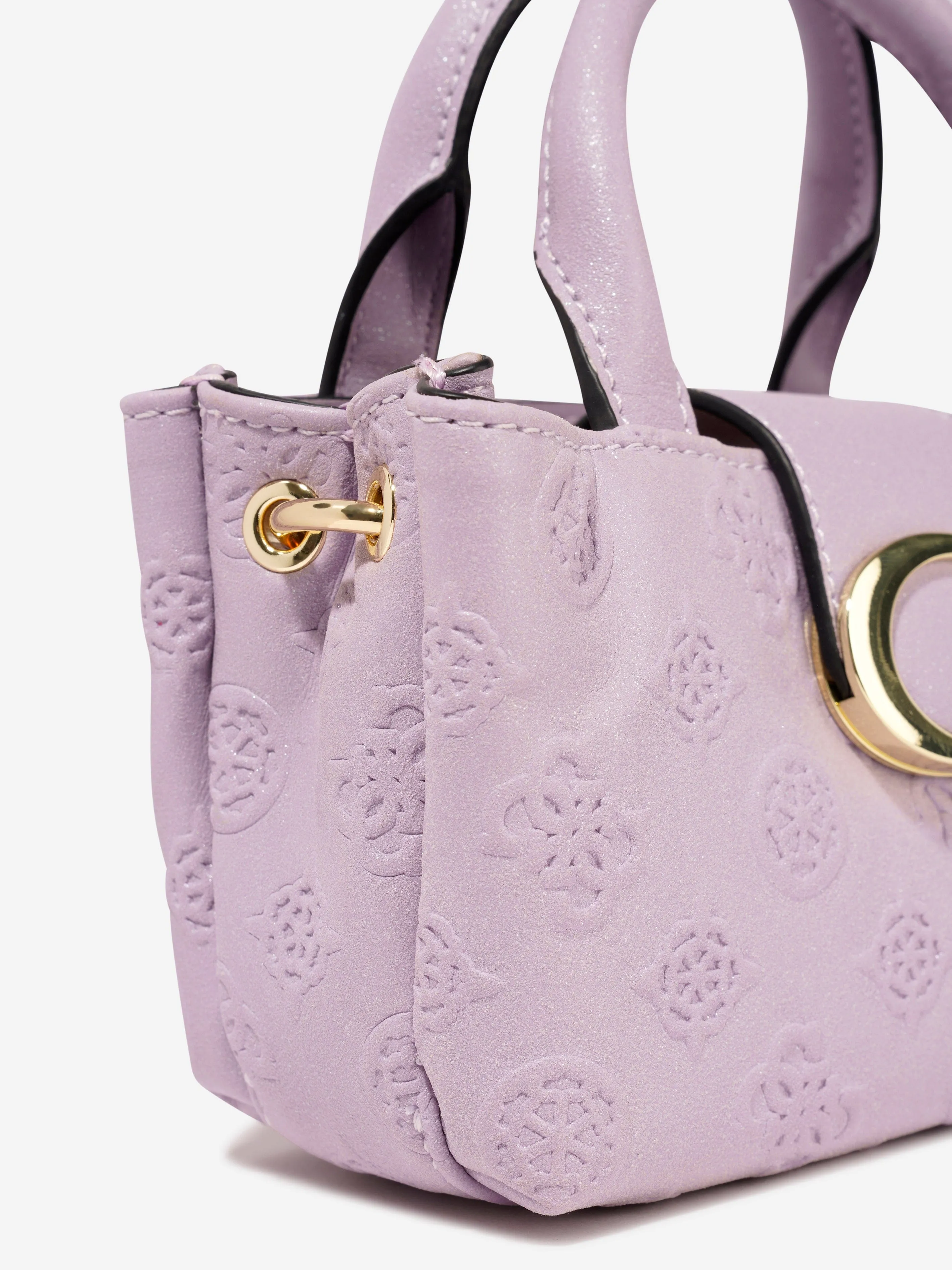 Guess Girls Mini Satchel Bag in Lilac