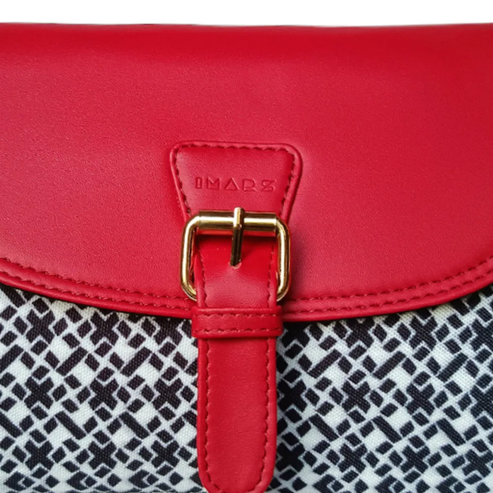 IMARS Stylish Crossbody Red For Women & Girls (Crossbody) Made With Faux Leather