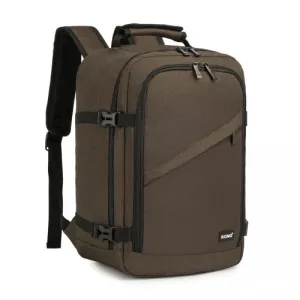 Kono Lightweight Cabin Bag - Brown | Travel & Business Backpack - EM2231