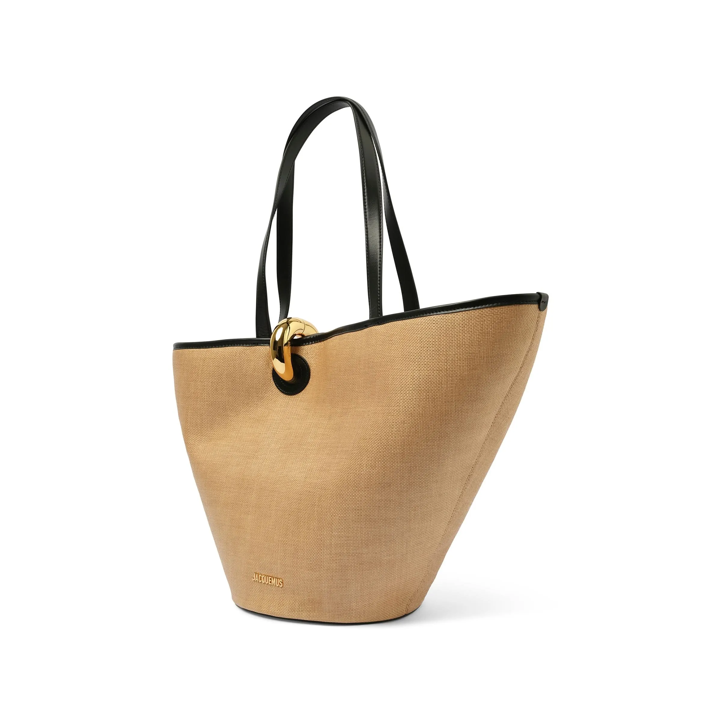 Le Bambola Bag in Ivory/Black