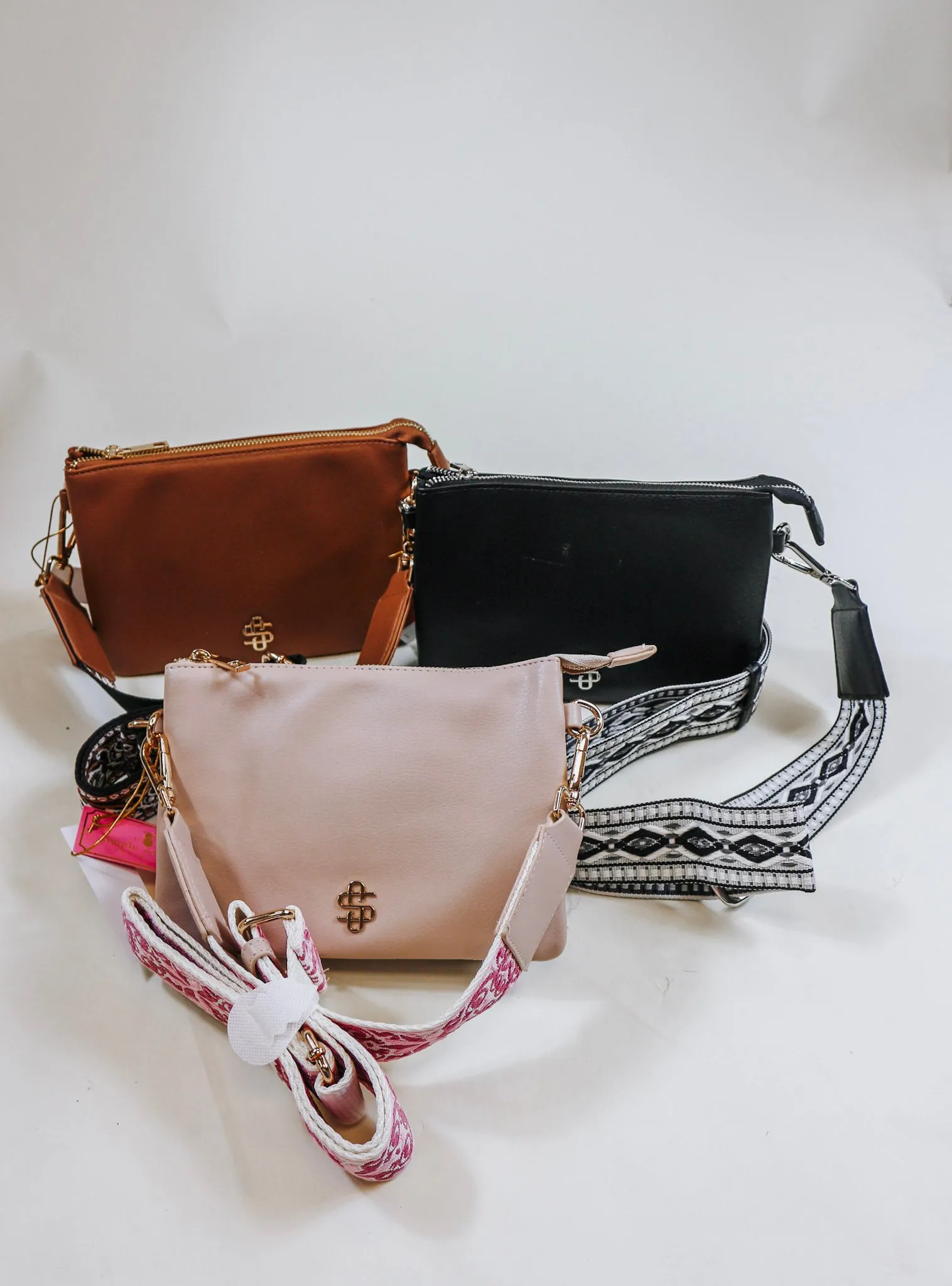 Leather Cross Wallet Bag - 3 Colors