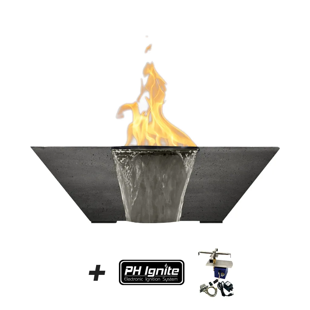 Lombard-P Fire/Water Bowl - Gas Fire Feature