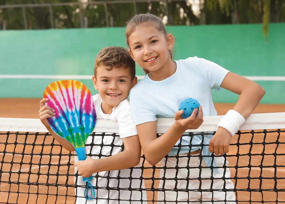 Make it Real: Tie Dye Pickleball Set