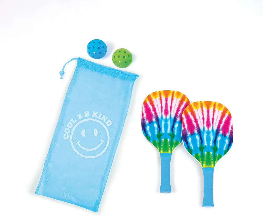 Make it Real: Tie Dye Pickleball Set