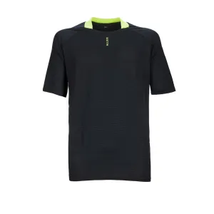 Men's Volleyball Jersey - VTS Training black/yellow ALLSIX, black/neon yellow lime