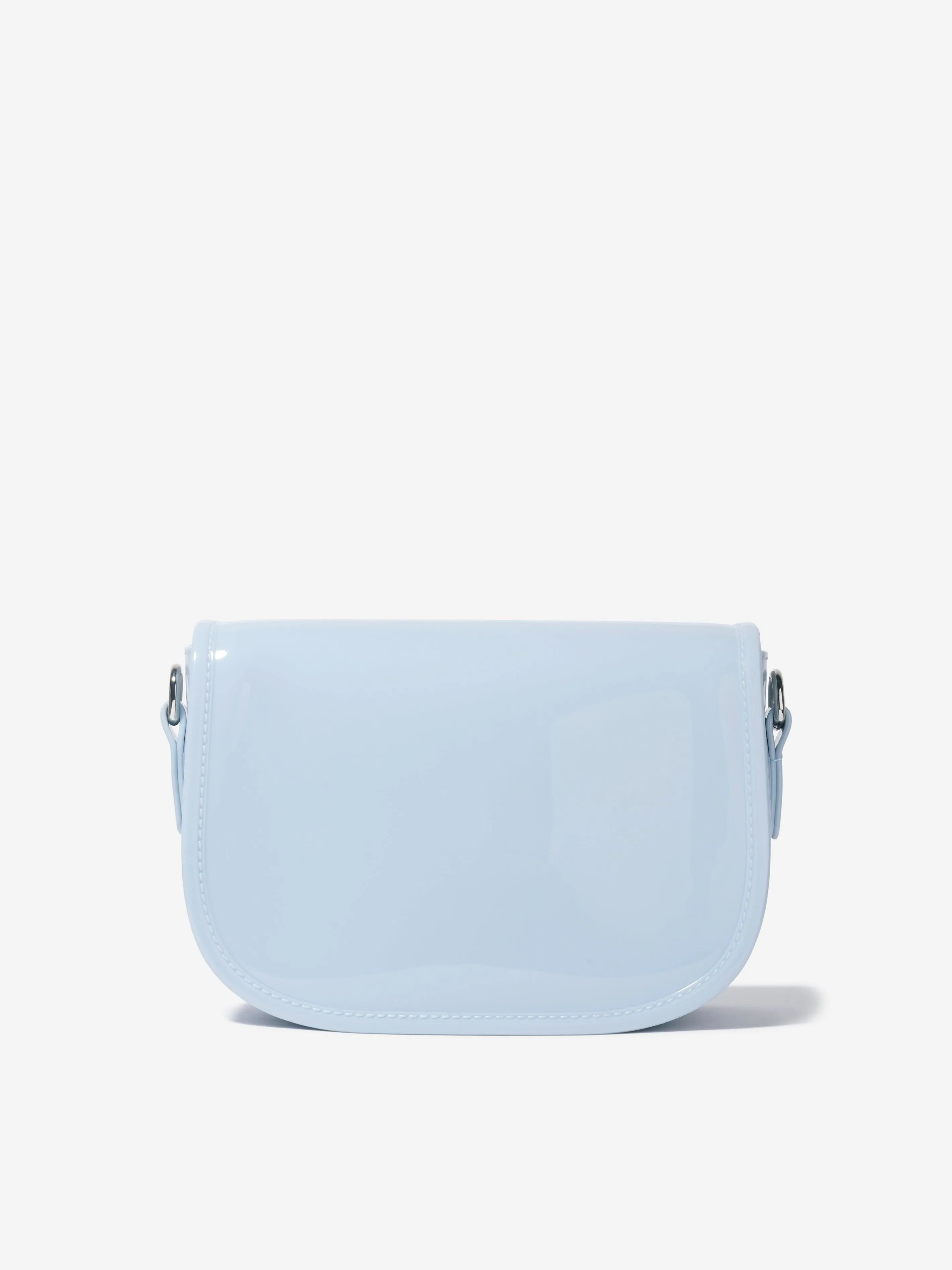 Monnalisa Girls PVC Shoulder Bag In Blue