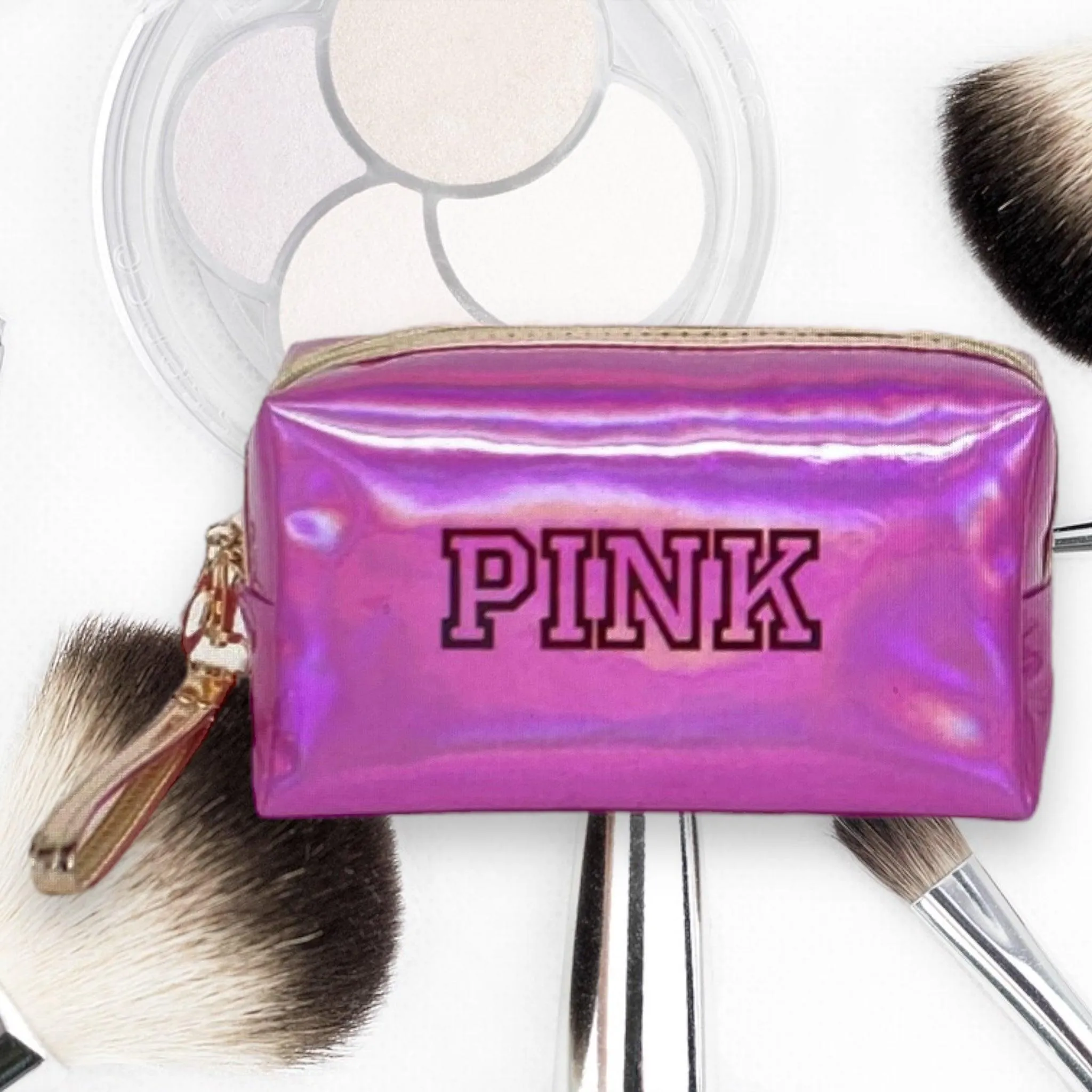 PINK Laser Fashion Cosmetic Bag