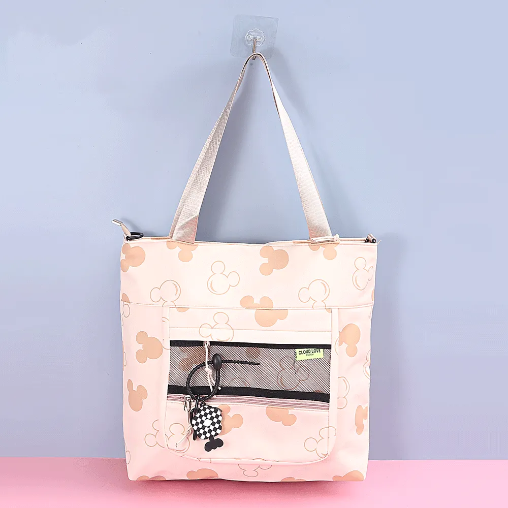 Printed Tote Shoulder Bag