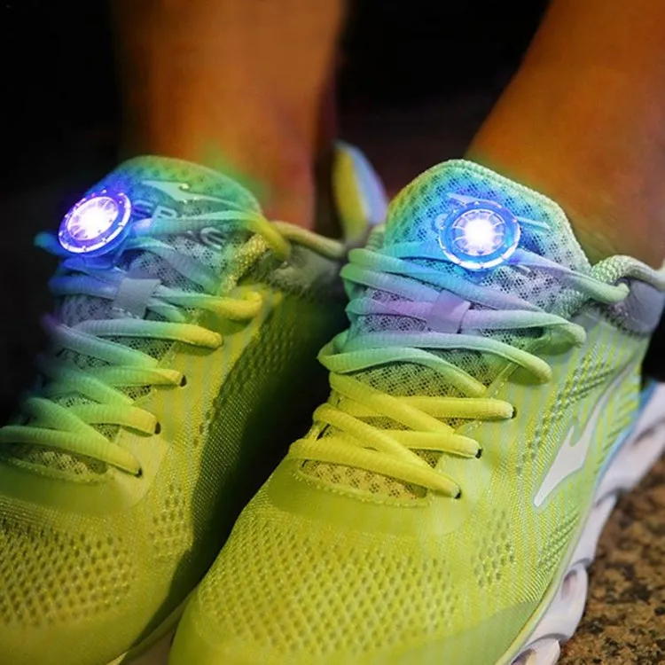 Shoe Clip Light LED Mini Clip Light Outdoor Night Running Warning Light(Blue)