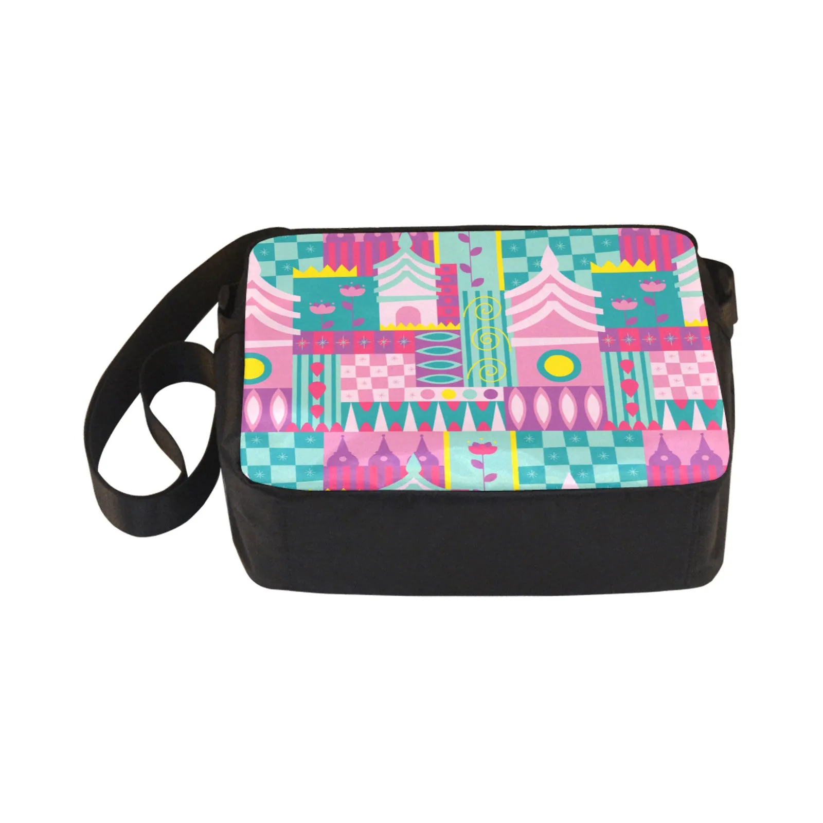 Small World Classic Cross-body Nylon Bag