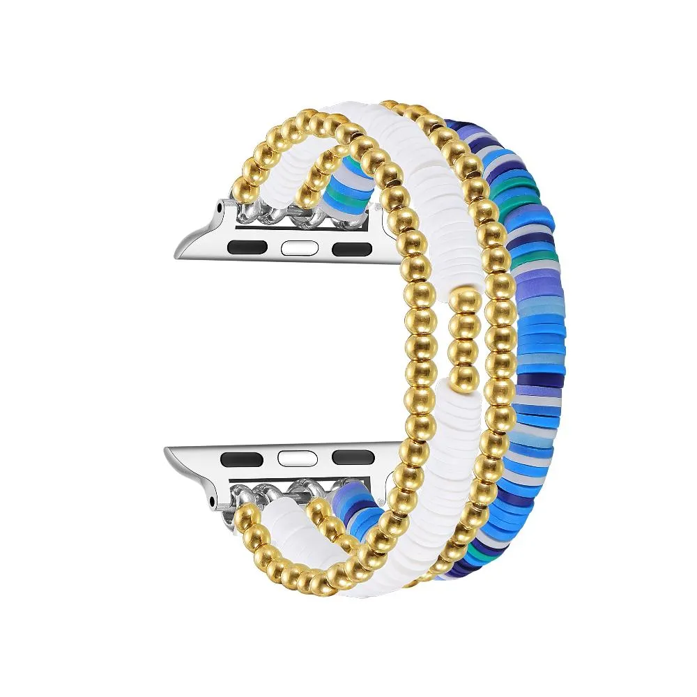 Summer Beaded Band for Apple Watch