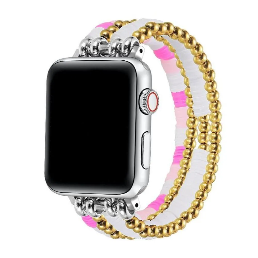 Summer Beaded Band for Apple Watch