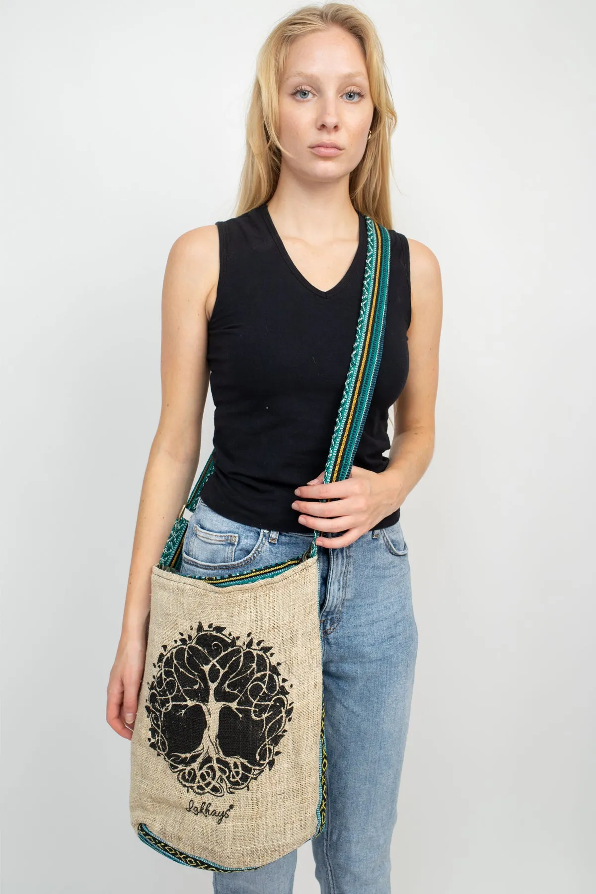 Tree of Life Hemp & Cotton Bag